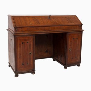 Wooden Desk with Drawers, 1890s