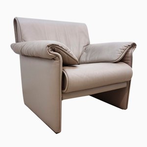 Swiss Grey Leather Chair from de Sede