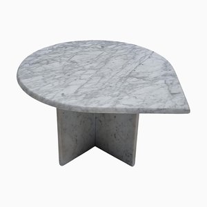Carrara Marble Coffee or Side Table, 1973