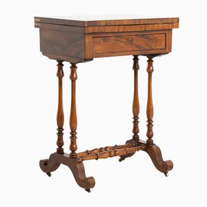 Antique Rosewood Games Table, 1880s