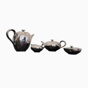 Mid-Century Ceramic Tea and Coffee Service, Set of 4