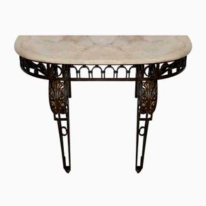 Consolle in ferro battuto, anni '30