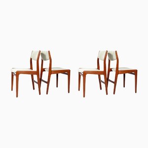 Mid-Century Danish Chairs by Poul Volther for Frem Røjle, Denmark, 1960s, Set of 4