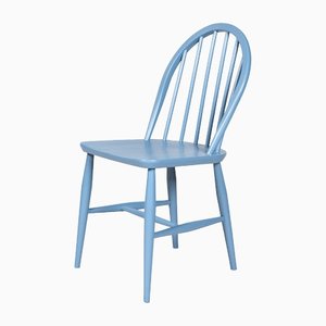 Blauer Windsor Stuhl von Lucian Ercolani für Ercol, 1960er