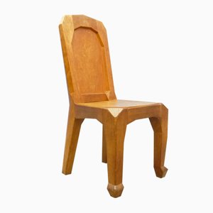 Handgefertigter anthroposophischer Stuhl von Ernst Aisenpreis, 1930er