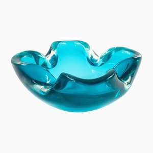 Murano Glasschale oder Aschenbecher von Flavio Poli, Italien, 1960er