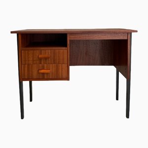Brauner Vintage Schreibtisch aus Holz