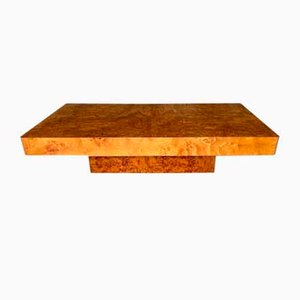 Burr Elm Coffee Table from Roche Bobois, 1970s