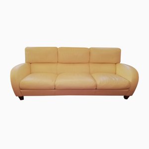 Italian Leather 3-Seater Sofa from Poltrona Frau, 1990s
