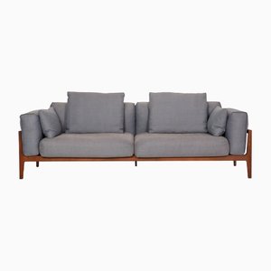 Ulmenholz & Graues 3-Sitzer Sofa von Cor