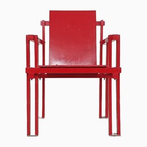 Minimalistischer Sessel im Stil von Rietveld, Niederlande