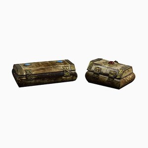Jewelry Boxes, Mid-20th Century, Set of 2