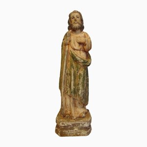 Moses Figure in Limewood, 1890s