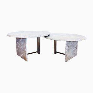 Marble Tables, 1970s, Set of 2