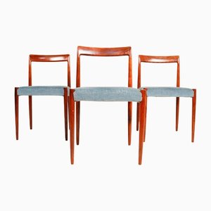 Palisander Chairs from Lübke, 1960s, Set of 5