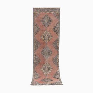 Vintage Turkish Faded Oushak Rug