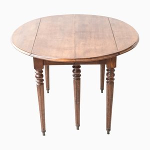 Extendable Round Dining Table, 1890s
