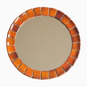 Round Tiles Mosaïc Mirror in Ceramic, 1960s