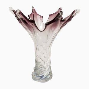 Murano Glass Vase by Fratelli Toso, 1960s