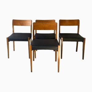 Mid-Century Modern Dining Chairs, 1960s, Set of 4