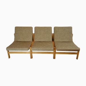 Sillones de Jørgen Baekmark para FDB, años 60. Juego de 3