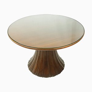 Table Basse en Bois et Verre attribuée à Guglielmo Ulrich, 1930s