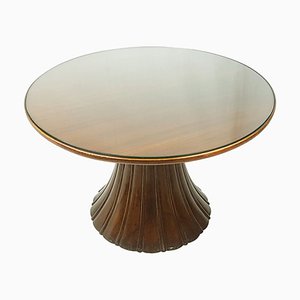 Wood & Glass Coffee Table attributed to Guglielmo Ulrich, 1930s