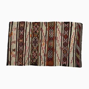 Paillasson Vintage en Laine Beige, Turquie