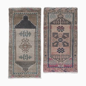 Small Hand-Knotted Rug, 1970s, Set of 2