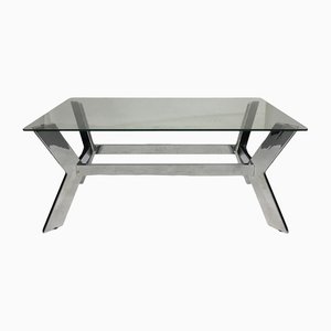 Coffee Table with Chrome Legs, 1970s