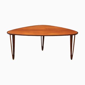 Teak Tripod Coffee Table from BC Mobler, 1950s