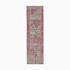 Tapis de Couloir Pictural Kurde avec Motif Humain