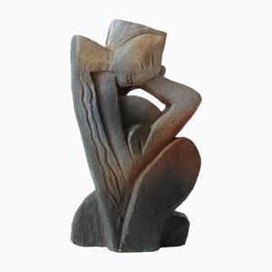 Abstrakte Figur aus Keramik, 1980er