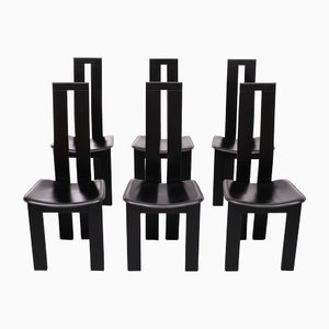 Postmodern Dining Chairs by Pietro Constantini, Italy, 1970s, Set of 6
