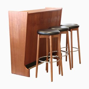 Freestanding SK661 Cocktail Bar by Johannes Andersen for Skaaning & Søn, 1960s