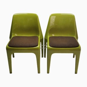 Plastic Chairs from Wesifa, Germany, Set of 2