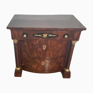 Empire Commode in Mahogany with Full Columns