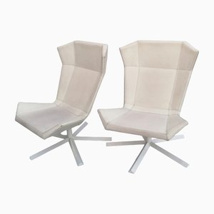 Leather Stealth Easy Chairs from Johanson Design, 2000s, Set of 2