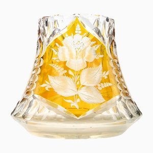 Glass Vase from HSG Laura, Poland, 1950s