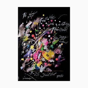 Jean Tinguely, Montreux Jazz Festival 1982, Serigrafia, anni '80