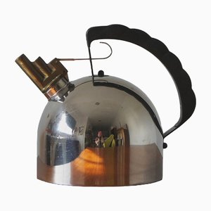 9091 Melodic Kettle with Brass Whistle by Richard Sapper for Alessi