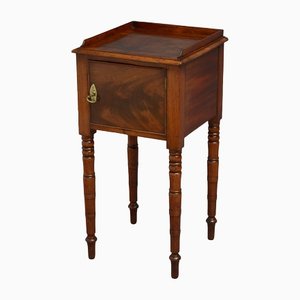 William IV Bedside Table in Mahogany, 1830s