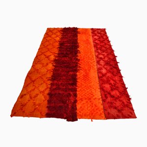 Tapis Kilim Rouge et Orange, 1964