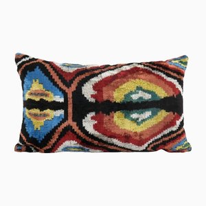 Housse de Coussin Ikat en Soie et Velours, 2010s