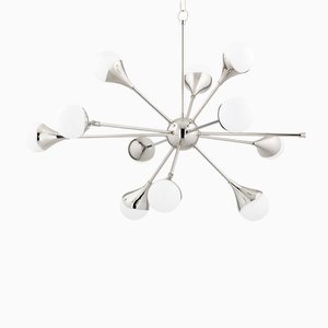 Lámpara de araña Atomic Silver de BDV Paris Design Furnitures