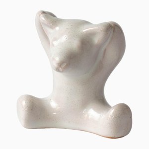 Ceramic Bear Figurine by Gertrud Kudielka for Lauritz Hjorth, 1960s