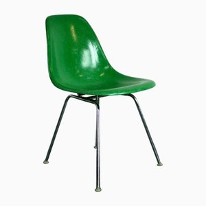 Chaise d'Appoint DSX Vintage Verte par Herman Miller pour Eames, 1950s