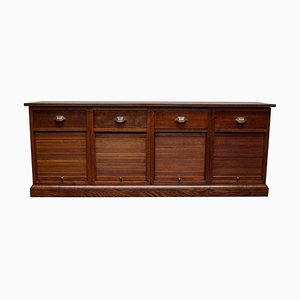 Dutch Oak Sideboard Filing Cabinet, 1930s