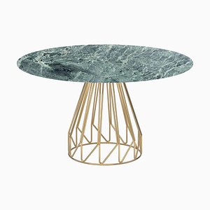 Madama Verde Alpi Table in Marble by LapiegaWD