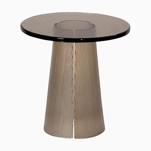 Bent Side Table in High Smoky Grey from Pulpo